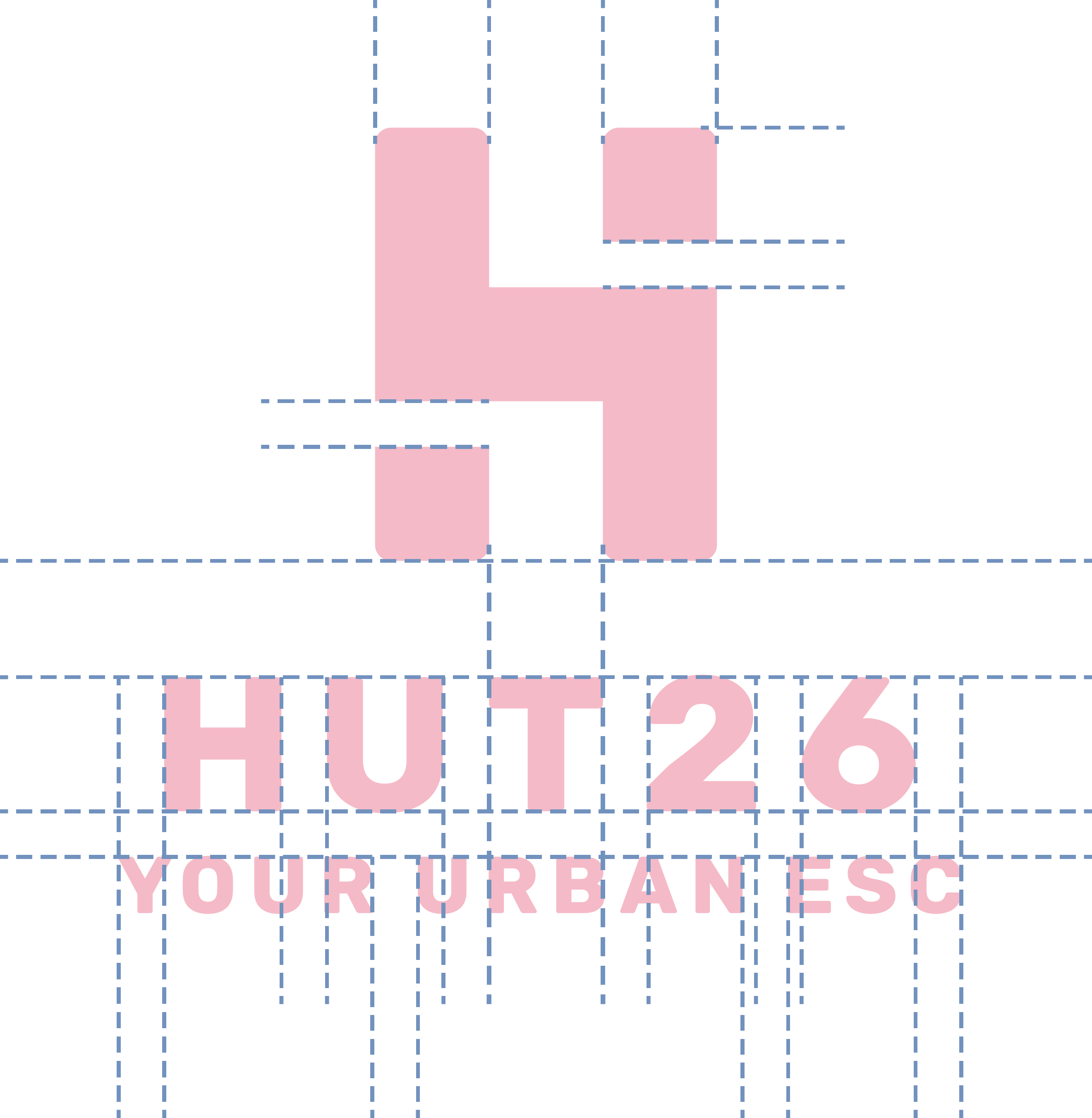 Hut26 logo digital start up branding brand marque