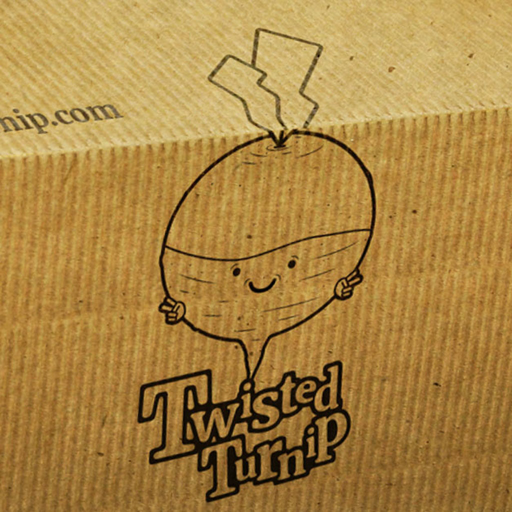 Ethical freelance logo branding design designer London Twisted Turnip