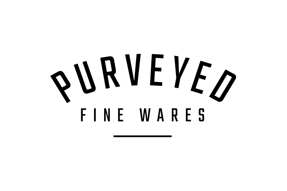 Purveyed Fine Wares Retail Branding Logo Design London